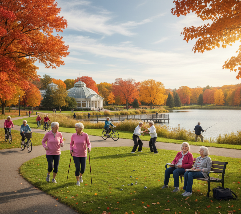 "Saint Paul Minnesota Como Park - affordable urban retirement living with green spaces"