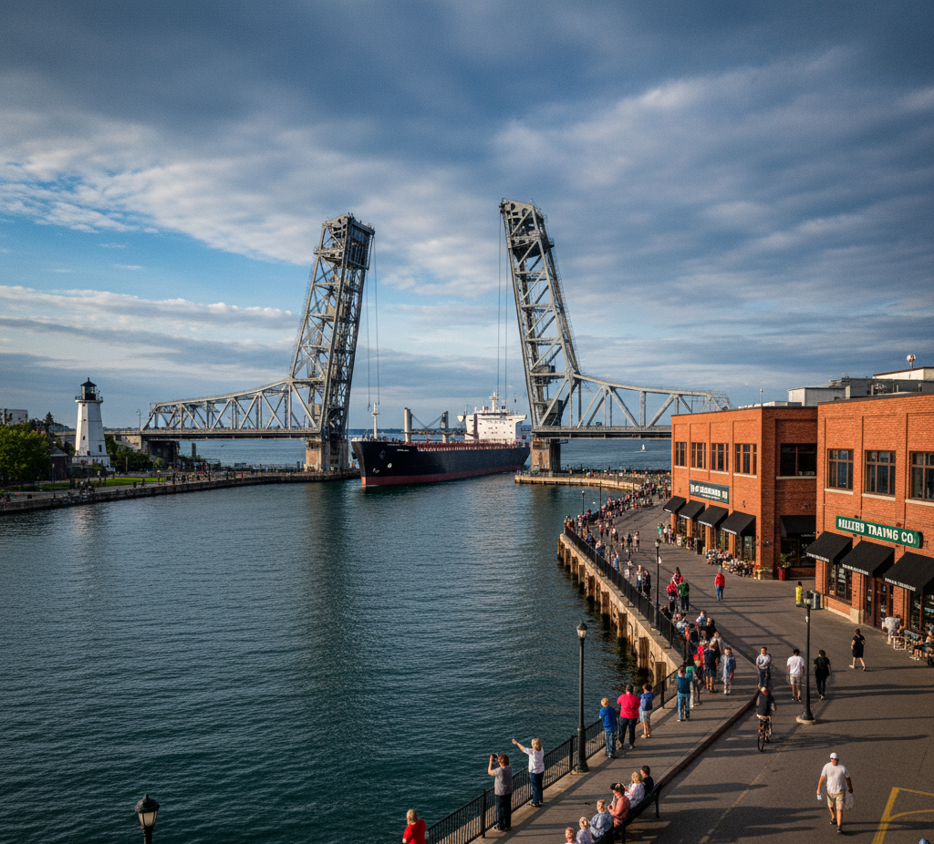 "Duluth Minnesota Lake Superior waterfront - affordable lakefront retirement destination"