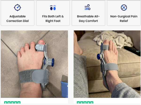 Hallux Bunion Corrector Big Toe Aligner features