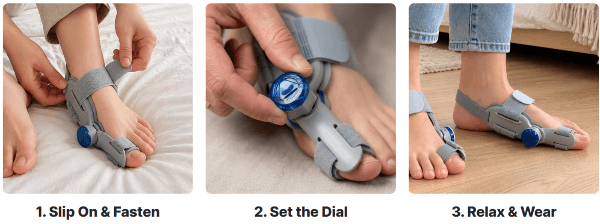 Hallux Bunion Corrector Big Toe Aligner uses