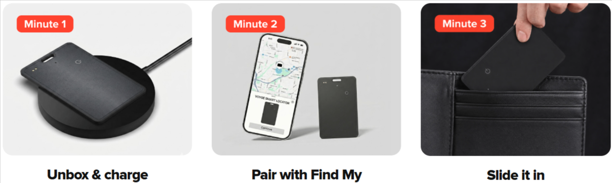 Voyge Card Smart Locator How to use