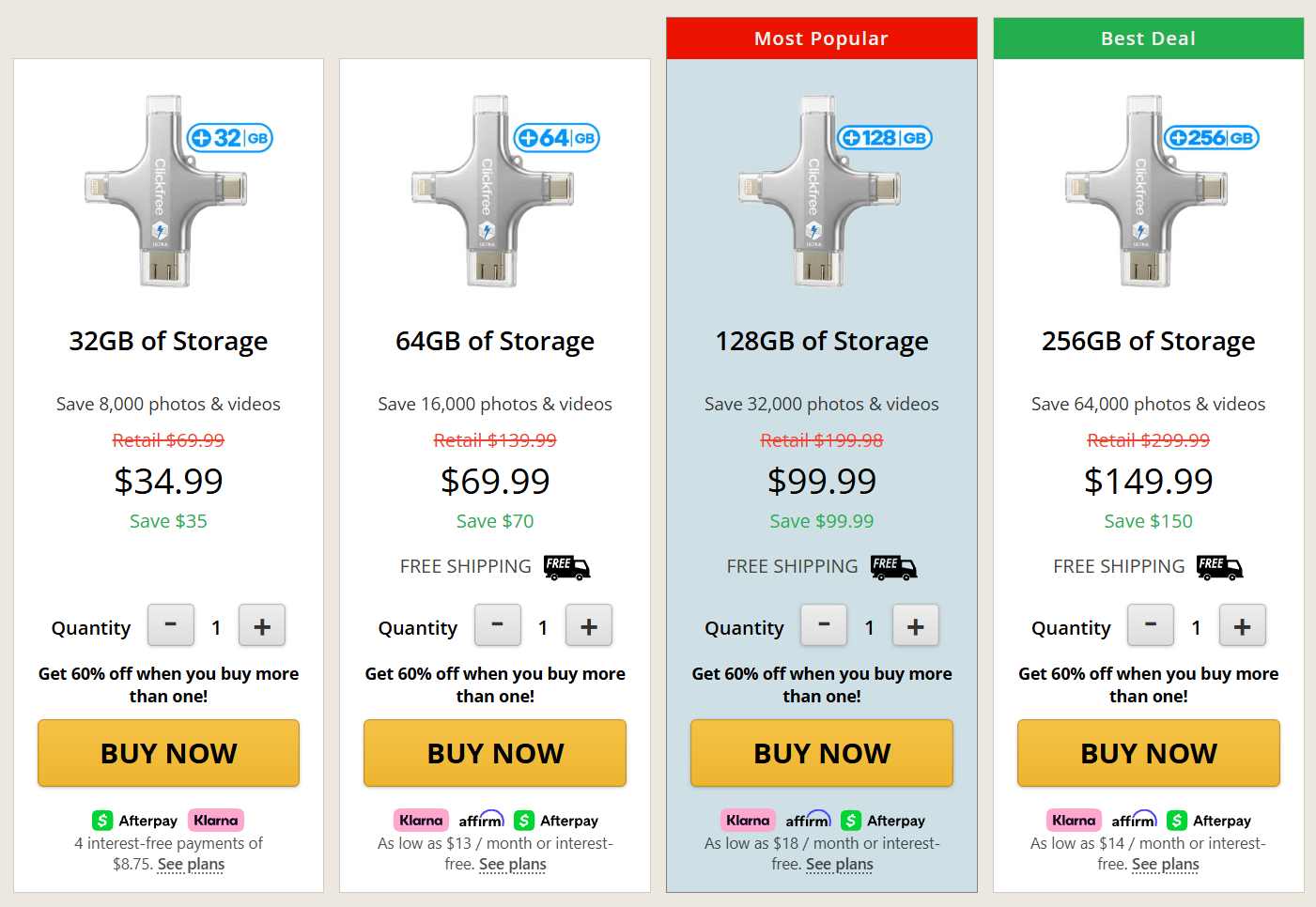 Clickfree Pricing