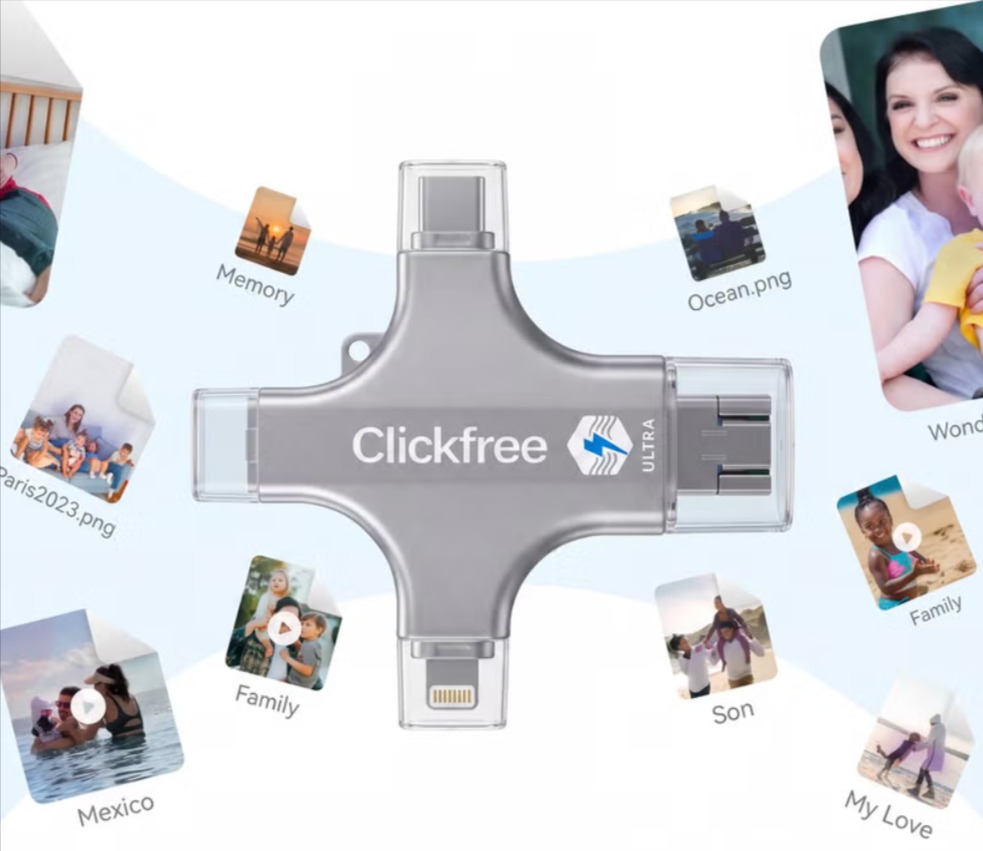 Clickfree storage