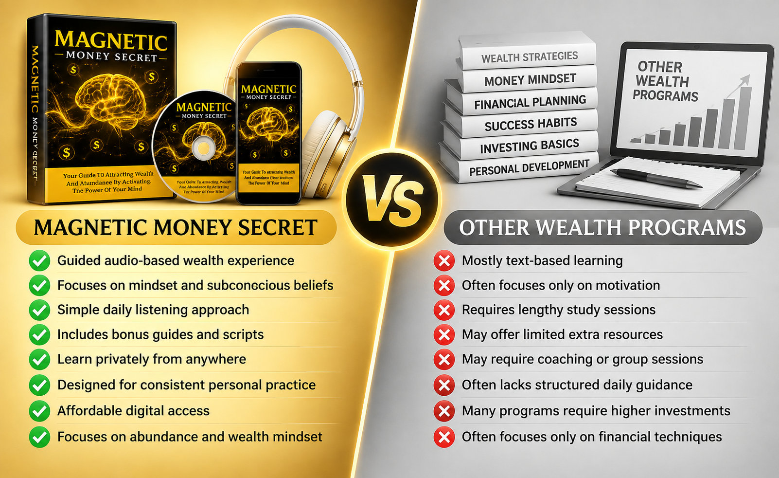 Magnetic Money Secret Vs Others