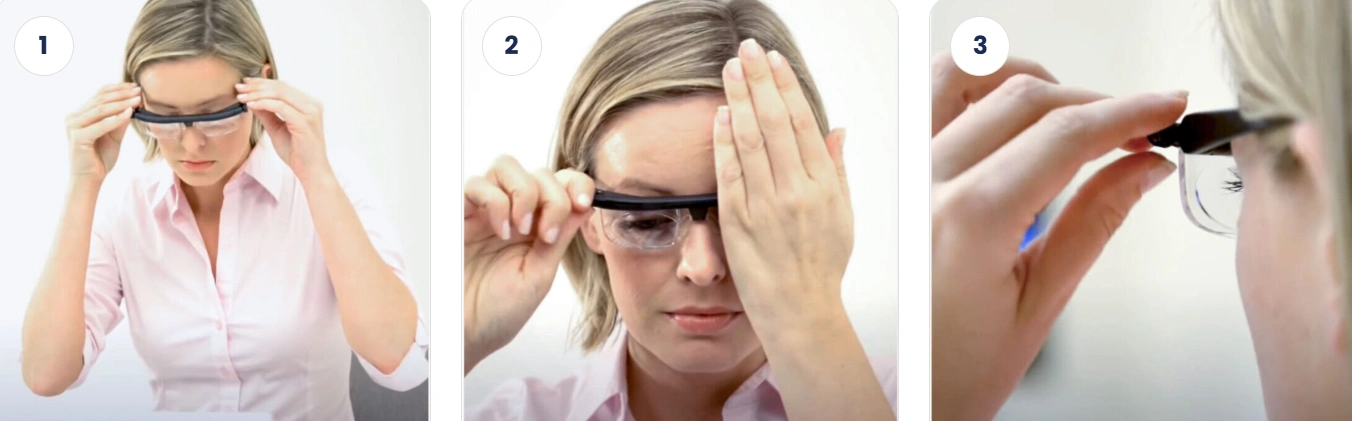 NexOptrics Adjustable Glasses How to Use