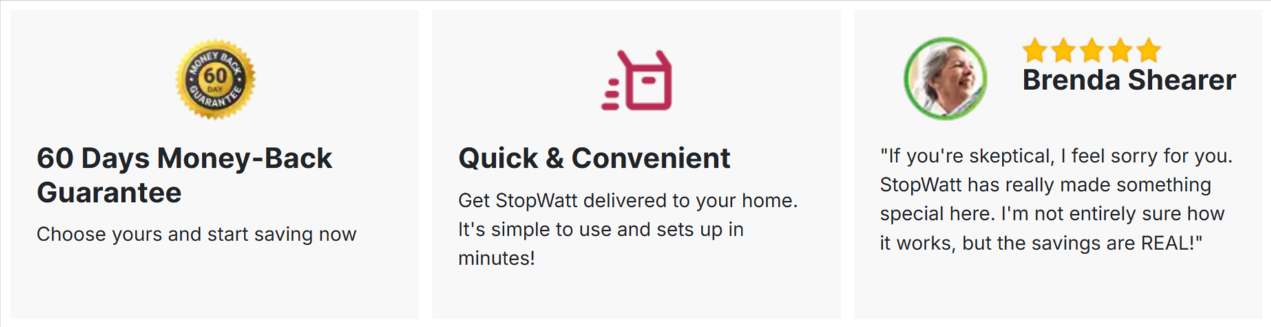 StopWatt Certified