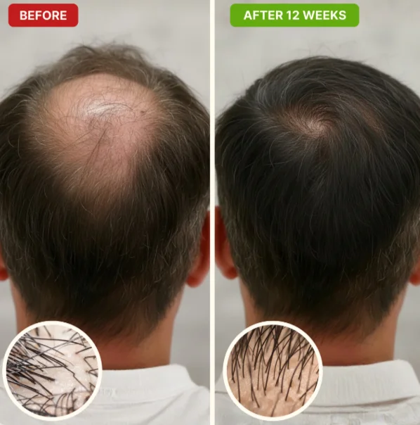 Akemi Hair Glow Before & After