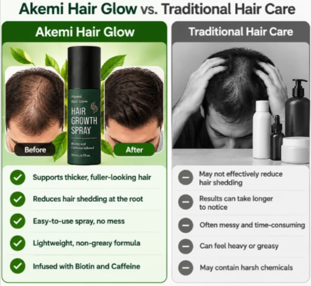 Akemi Hair Glow Vs Other Hair Care